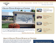 Tablet Screenshot of grandtetonsurgicalcenter.com